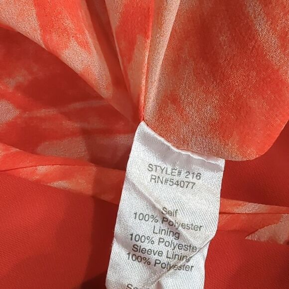 CAbi Womens Jacket 4 Orange #216 Jane Jacket Cropped Lightweight Spring - Picture 7 of 9